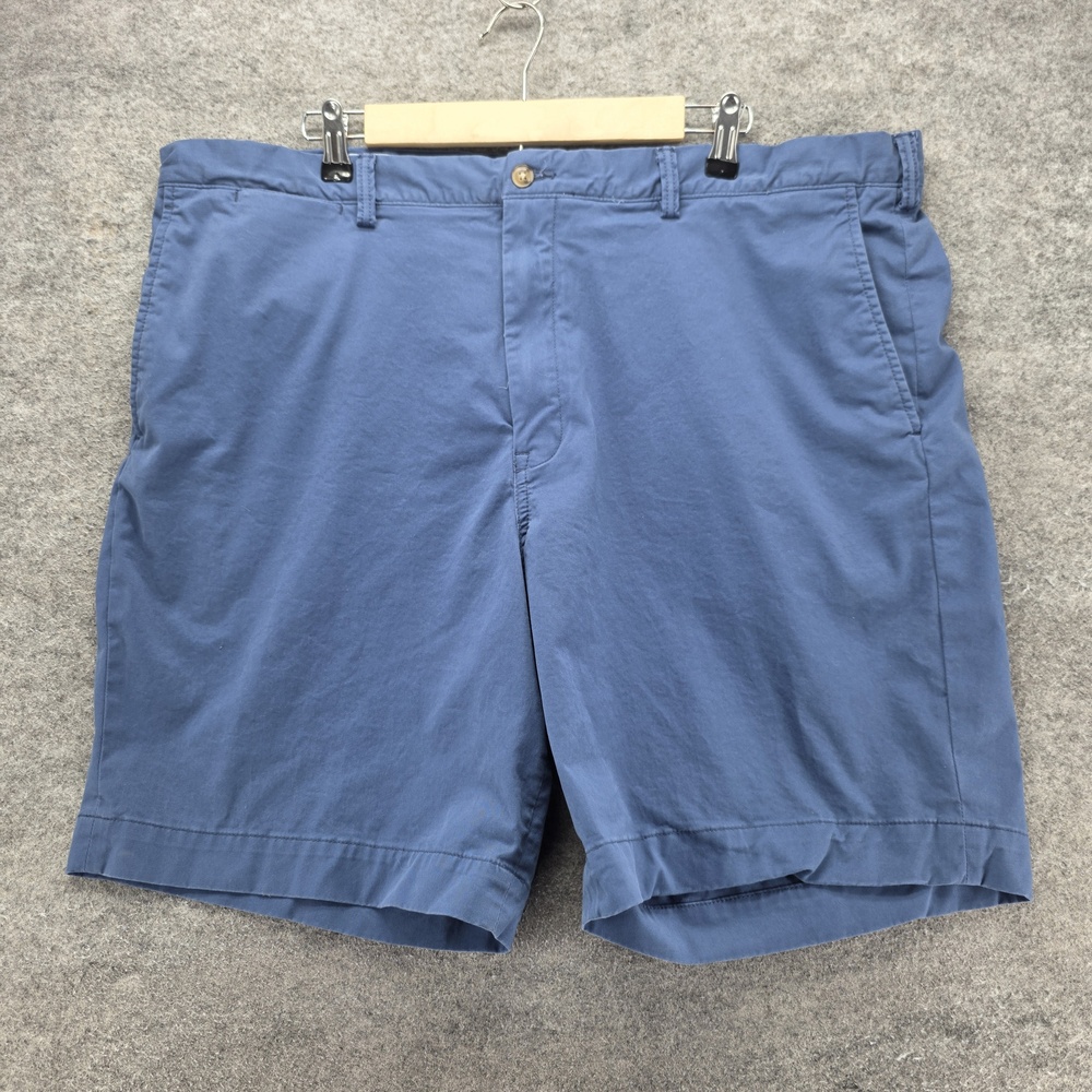 Polo Ralph Lauren Shorts Mens 42 Blue Chino Stretch Classic Fit Cotton 9 Inseam